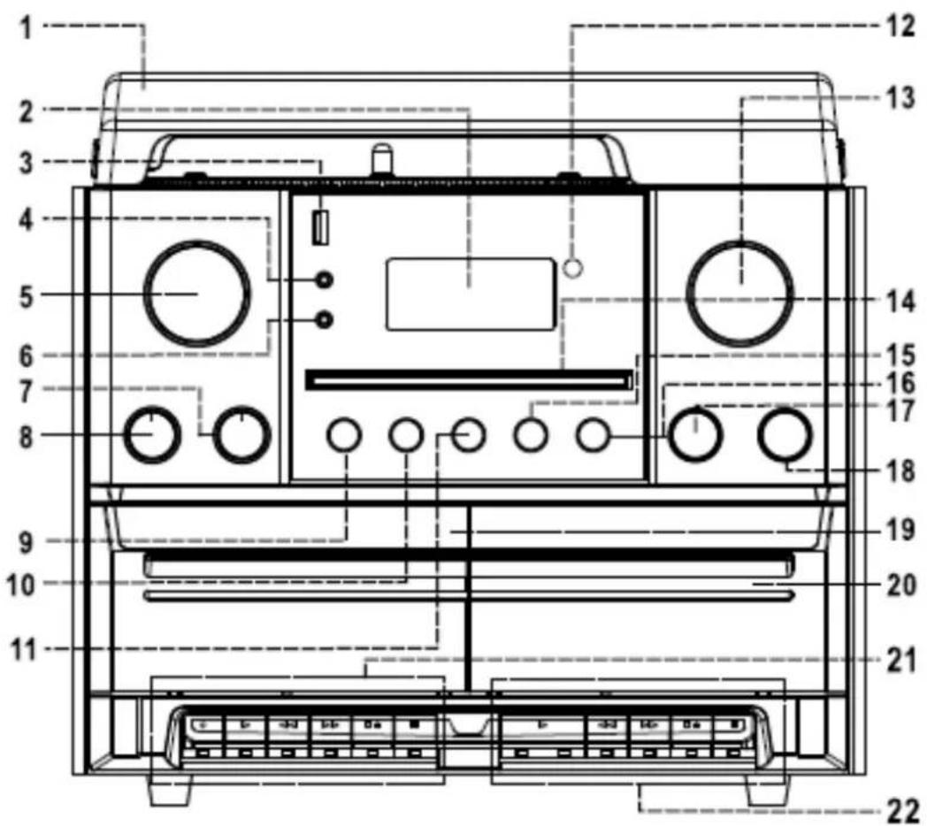 Soundmaster MCD5600 - VORDERANSICHT - 1