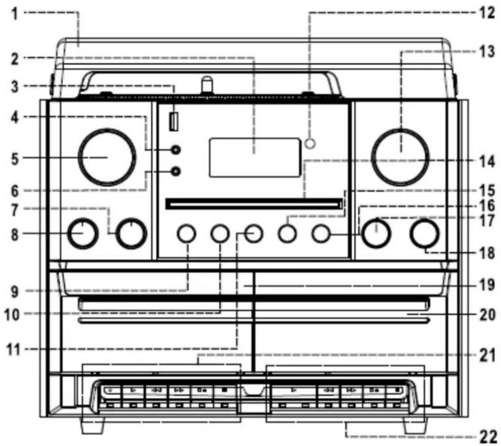 Soundmaster MCD5600 - PLACERING AV REGLAGE - 1