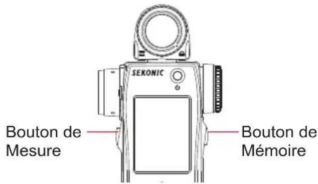 SEKONIC Bouton de Mesure Bouton de Mémoire