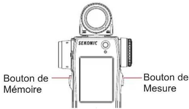 SEKONIC Bouton de Mémoire Bouton de Mesure