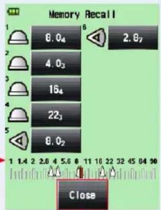 Memory Recall 1 8.04 6 2.87 2 4.03 3 164 4 223 5 8.02 1 1.4 2 2.8 4 5.6 8 11 16 22 32 45 84 90 Close
