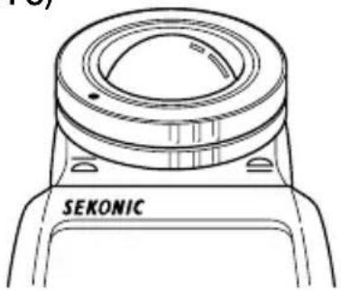 SEKONIC Super Zoom Master L-608CINE - Rappel : - 1