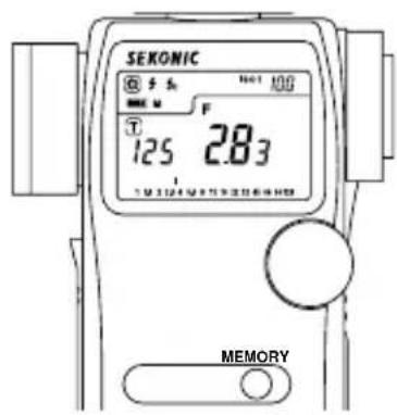 SEKONIC No. 100 F 125 2.83 MEMORY