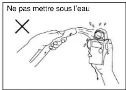 Ne pas mettre sous l'eau ×