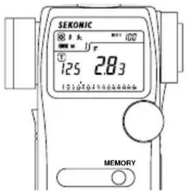 SEKONIC 125 2.83 MEMORY