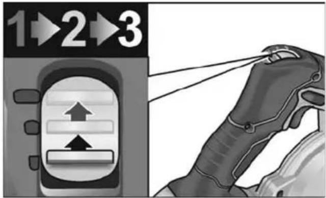 Flex BW 18.0-EC - Επιλογή αριθμού στροφών - 1