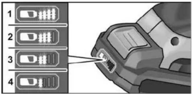 Flex BW 18.0-EC - Battery state of charge - 1
