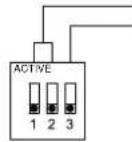 OPTEX SL-650QDP - 3-1 COMMUTATEUR DIP - 1