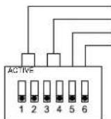 OPTEX SL-650QDP - 3-1 COMMUTATEUR DIP - 4