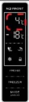 VEDETTE VFC320BX - Recommandation de réglage de la température - 1