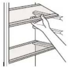 VEDETTE VFC320BX - Positioning the door balconies - 1