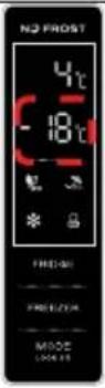 VEDETTE VFC320BX - Recommandation de réglage de la température - 2