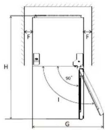 VEDETTE VFC250EX - Space Requirement - 2