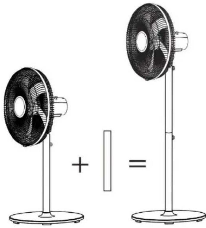 Be Cool BC40STTI2202 - Podlahový a stolní ventilátor BC40STTI2201 & BC40STTI2202 - 1