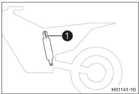 HUSQVARNA TC 65 (2025) - Référence de l'amortisseur - 1