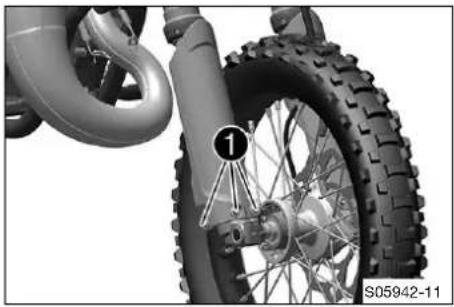 HUSQVARNA TC 65 (2025) - Monter la protection de fourche - 1