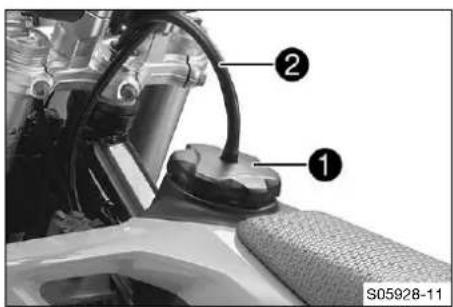 HUSQVARNA TC 65 (2025) - Fermer le bouchon du réservoir de carburant - 1