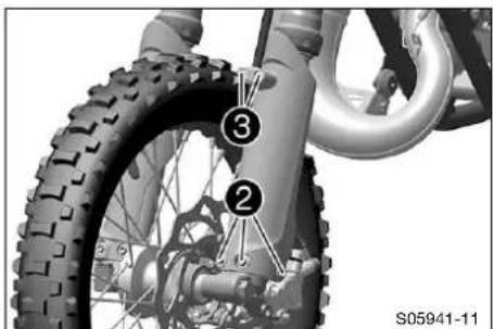 HUSQVARNA TC 65 (2025) - Monter la protection de fourche - 2