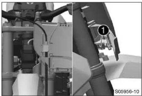 HUSQVARNA TC 65 (2025) - Monter la plaque frontale - 1