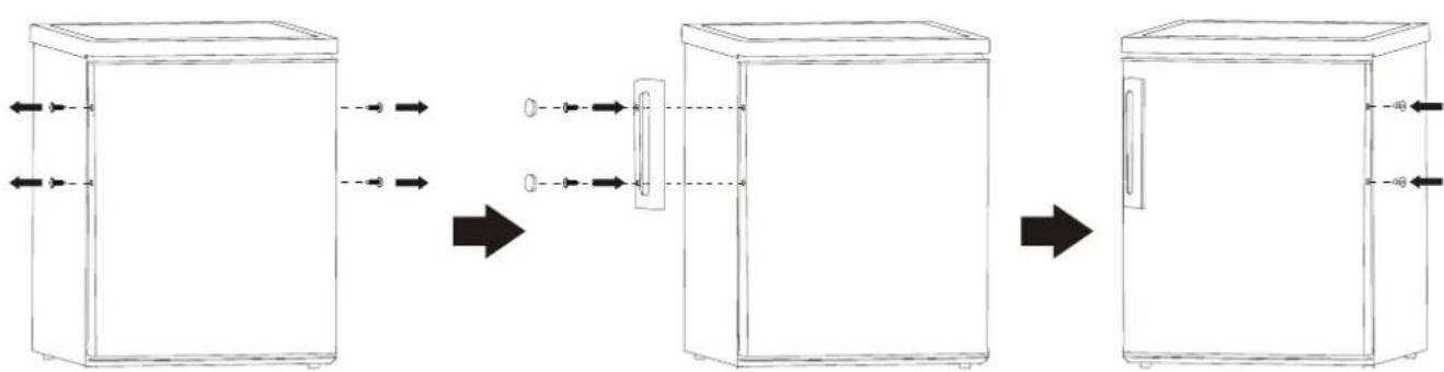 Wisberg WBTMVR85CB - Handgriff versetzen - 1