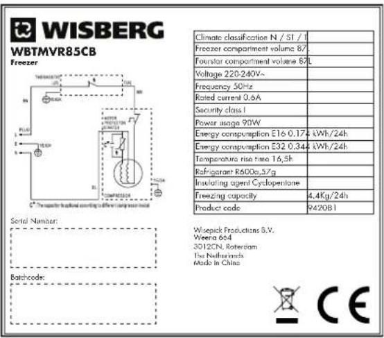Wisberg WBTMVR85CB - WBTMVR85CB - 1