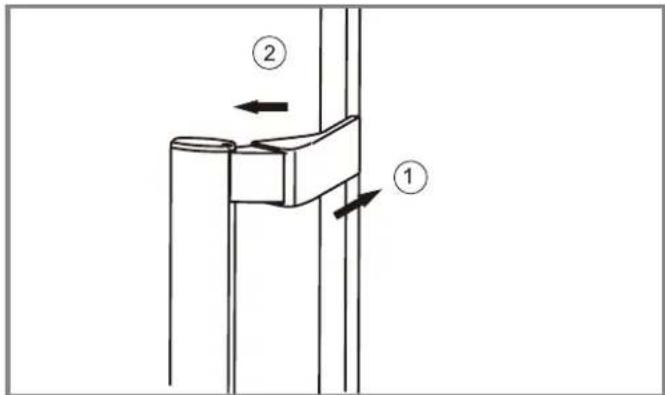Wisberg WBVR170NFD - Install the handle - 3