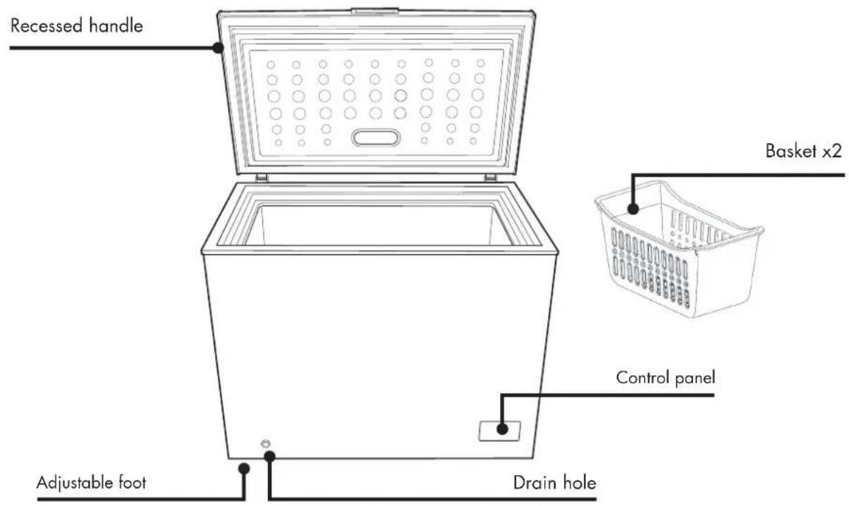 Wisberg WBCF102CW - DIMENSIONS - 1