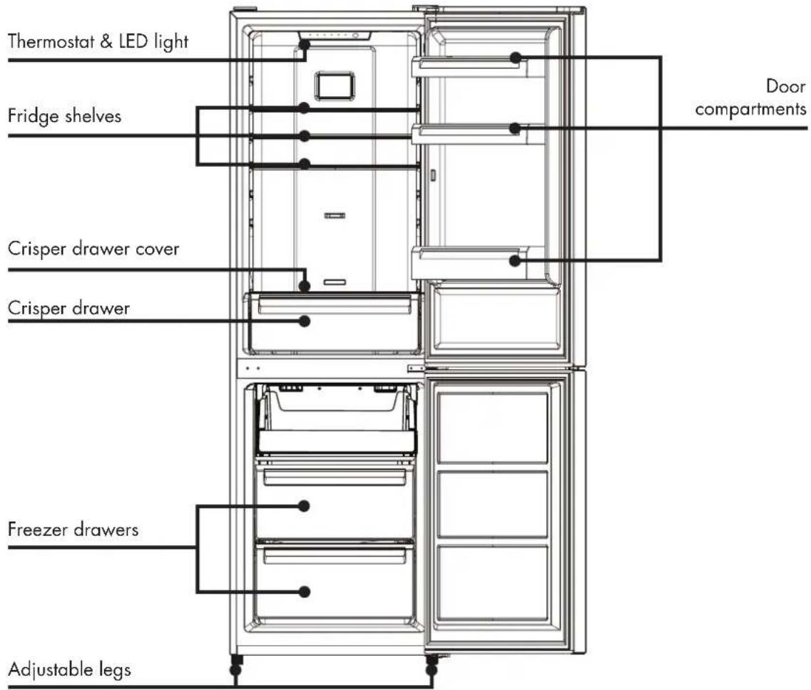Wisberg WBKVC185CB - DIMENSIONS - 1