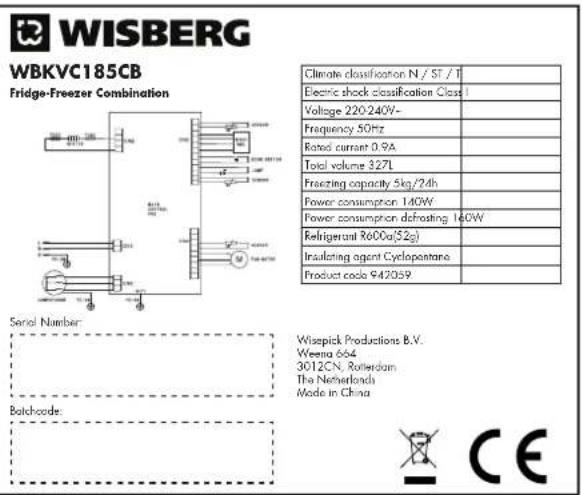 Wisberg WBKVC185CZ - WBKVC185CB - 1