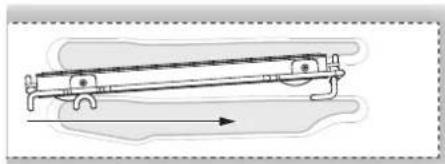 Fulgor Milano F4PDF366S1 - Mise en place de la grille télescopique dans le four: - 1