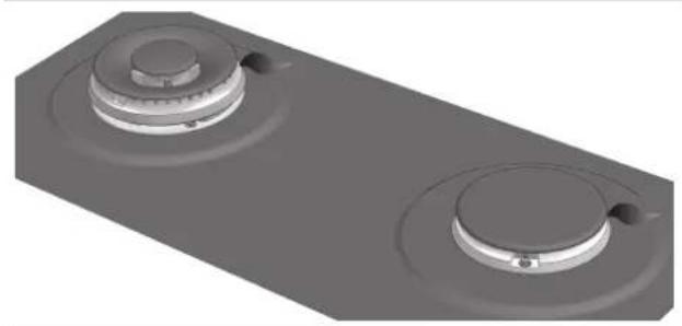 Fulgor Milano F4PDF366S1 - Burner base and injector - 1