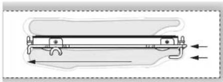 Fulgor Milano F4PDF366S1 - Mise en place de la grille télescopique dans le four: - 3