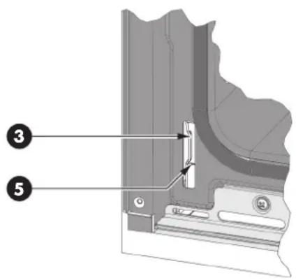Fulgor Milano F4PDF366S1 - Remplazar la rejilla extensible: - 1