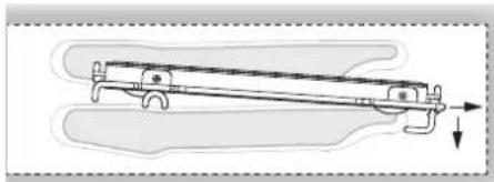 Fulgor Milano F4PDF366S1 - Mise en place de la grille télescopique dans le four: - 2