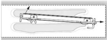 Fulgor Milano F4PDF366S1 - Retrait de la grille télescopique du four: - 1