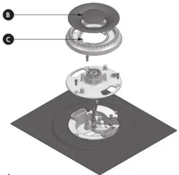Fulgor Milano F4PDF366S1 - Remplazar la rejilla extensible: - 4