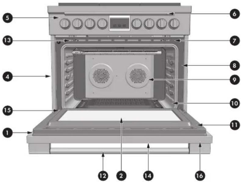 Fulgor Milano F4PDF366S1 - Grille télescopique - 12