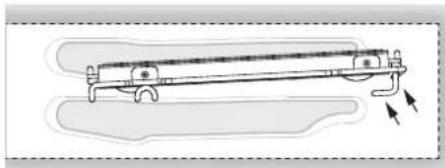 Fulgor Milano F4PDF366S1 - Retrait de la grille télescopique du four: - 2