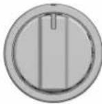 Fulgor Milano F6GRT486GS1 - GRIDDLE BURNER KNOB - 1