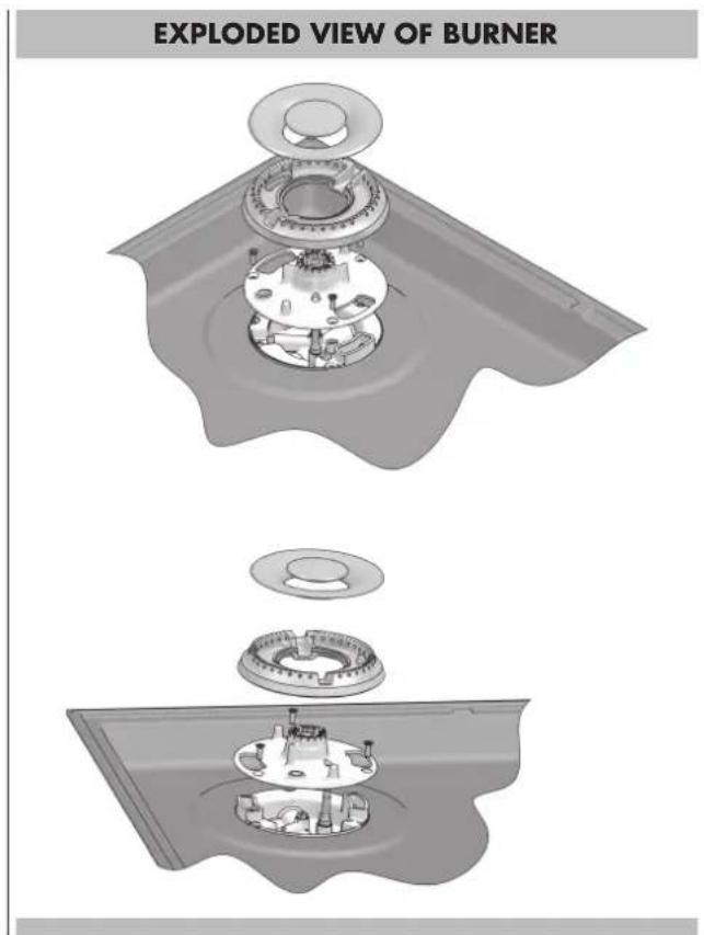 Fulgor Milano F6GRT486GS1 - Before cleaning, make sure all controls are off and the cooktop is cool. - 1