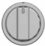 Fulgor Milano F6GRT486GS1 - BOUTON DU BRULEUR A GRIL - 1