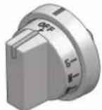 Fulgor Milano F6GRT486GS1 - BOUTON DU BRULEUR A GRIL - 2