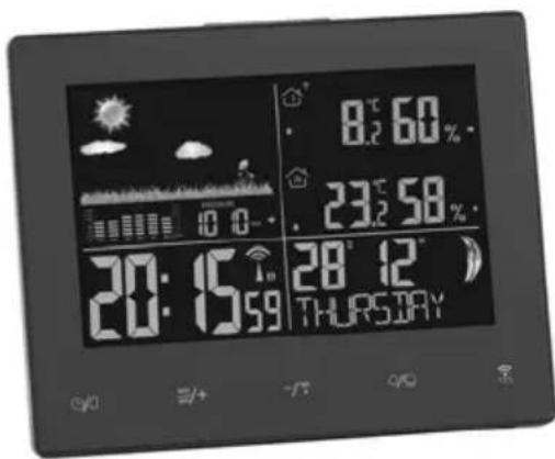 GlobalTronics GT-WS-17v - Station météo radio numérique - 2