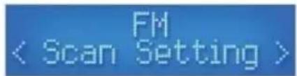 VELLEMAN HQWS10001 - Opçoes do Menu FM - 1