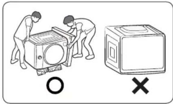 AYA ALFS8514EB - Ouvrir l'emballage de la lave-linge séchant - 1