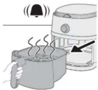 PHILIPS Airfryer NA110 - Forsigtig - 1