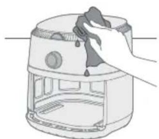 PHILIPS Airfryer NA110 - Varning - 2
