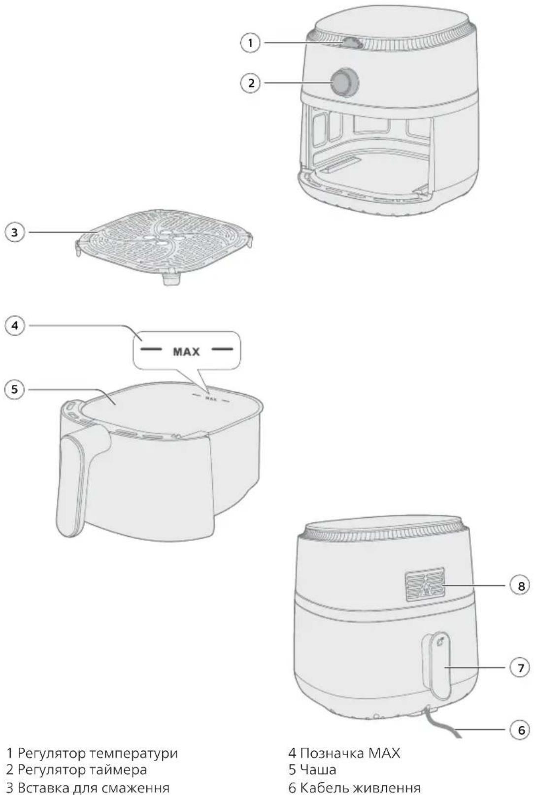 PHILIPS Airfryer NA110 - Загальний опис - 1