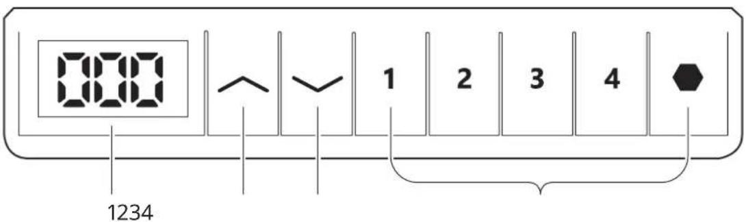 IKEA UPPSPEL 505.432.50 - Panneau de contrôle du réglage de la hauteur - 1