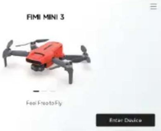 FIMI MINI 3 Feel Frooto Fly Enter Device